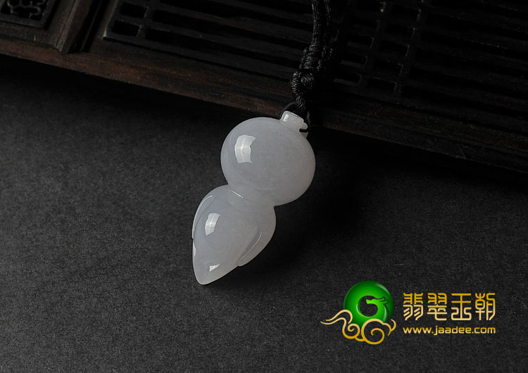 糯冰种白色缅甸翡翠A货福娃挂件
