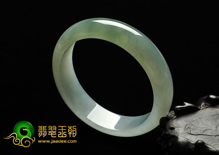 冰种晴水缅甸翡翠A货手镯（58.7mm）