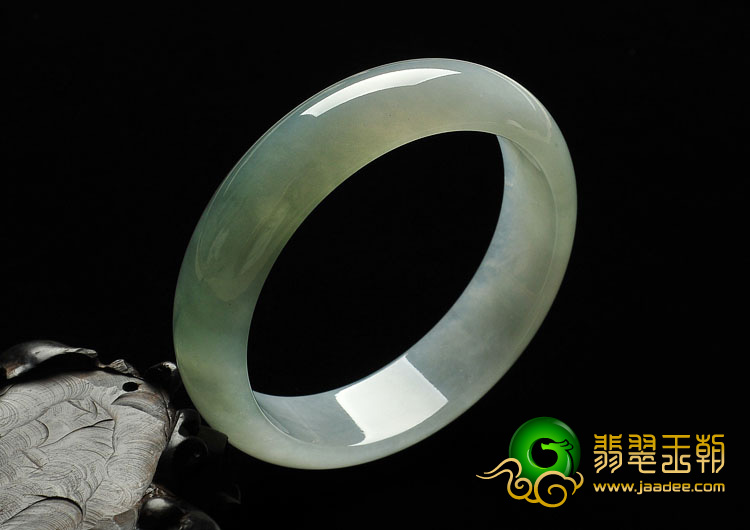 冰种晴水缅甸翡翠A货手镯（58.7mm）