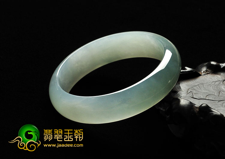 冰种晴水缅甸翡翠A货手镯（58.7mm）