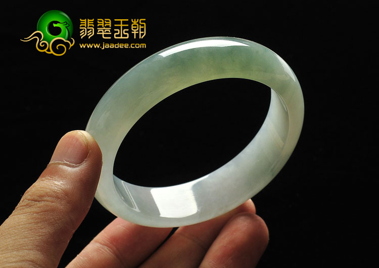 冰种晴水缅甸翡翠A货手镯（58.7mm）