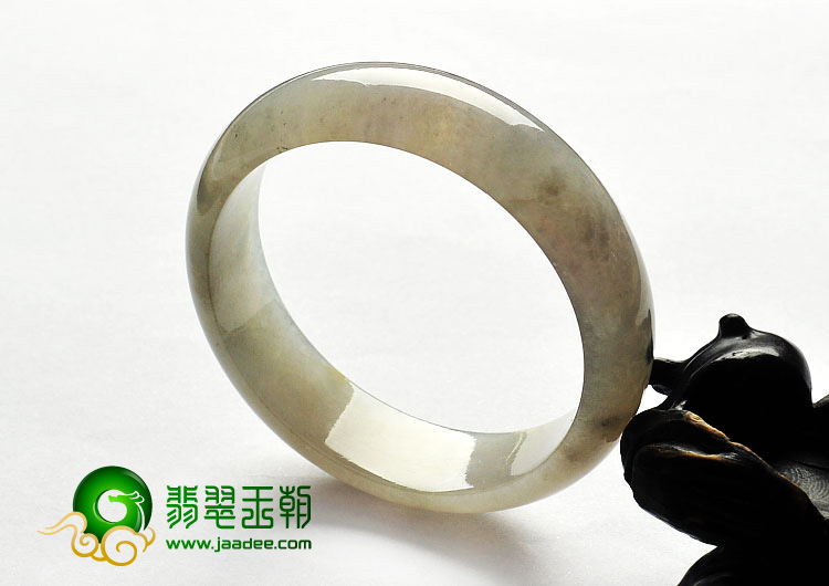 糯冰种飘花缅甸翡翠A货手镯（58.1mm）