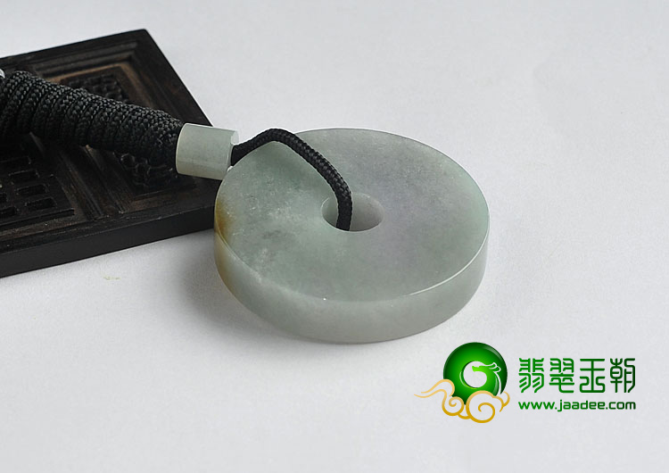 （超值推荐）糯冰种晴水黄翡缅甸翡翠A货平安扣挂件