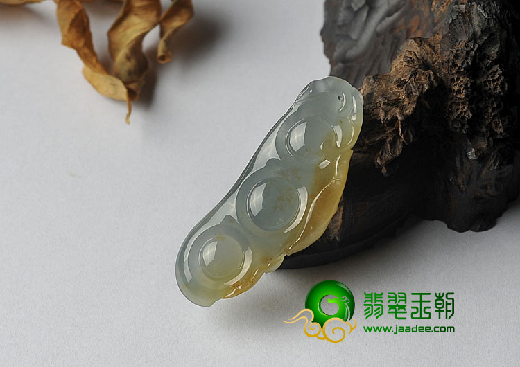 冰种黄翡缅甸翡翠A货四季平安挂件
