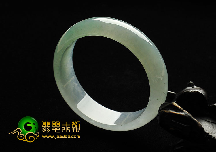 冰种晴水缅甸翡翠A货手镯（56.5mm）