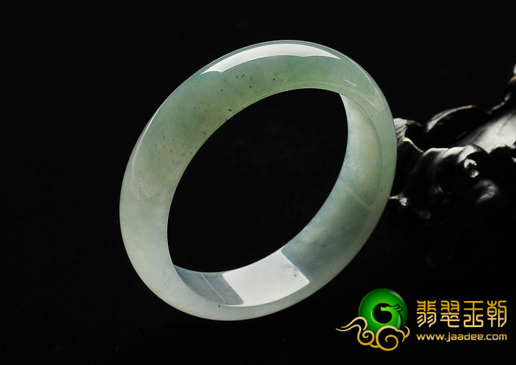 冰种晴水缅甸翡翠A货手镯（56.5mm）