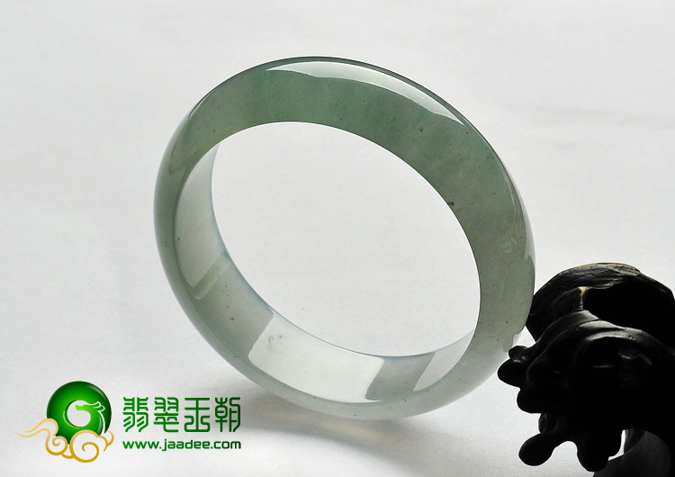 冰种晴水缅甸翡翠A货手镯（56.5mm）