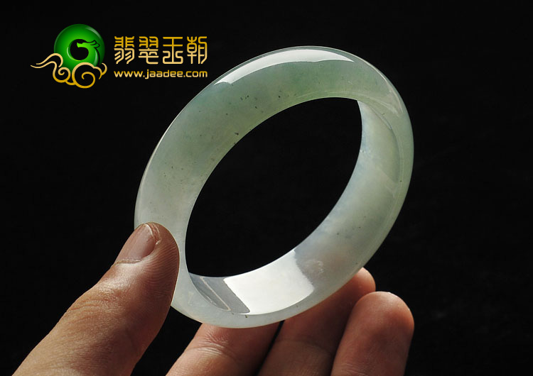 冰种晴水缅甸翡翠A货手镯（56.5mm）
