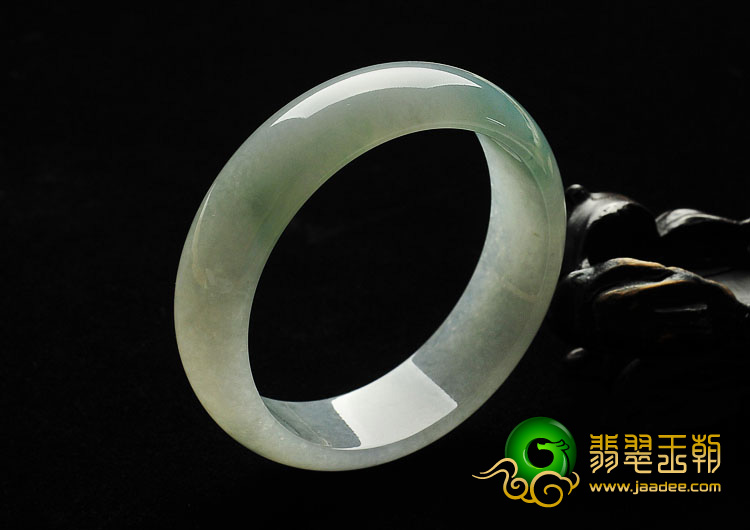 冰种晴水缅甸翡翠A货手镯（58.5mm）