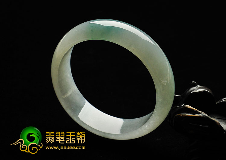 冰种晴水缅甸翡翠A货手镯（58.5mm）