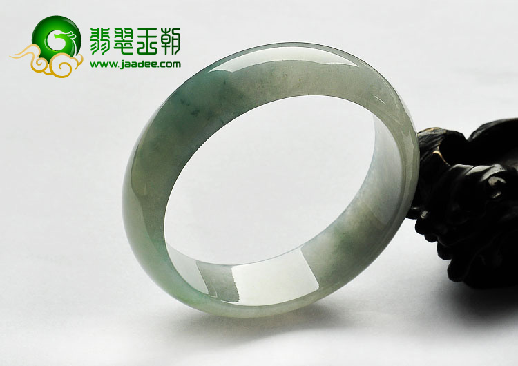 冰种晴水缅甸翡翠A货手镯（58.5mm）