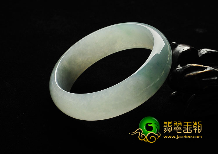 冰种晴水缅甸翡翠A货手镯（58.5mm）