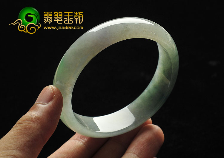 冰种晴水缅甸翡翠A货手镯（59.5mm）