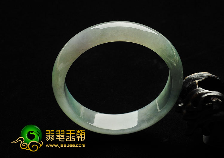 冰种晴水缅甸翡翠A货手镯（59.5mm）
