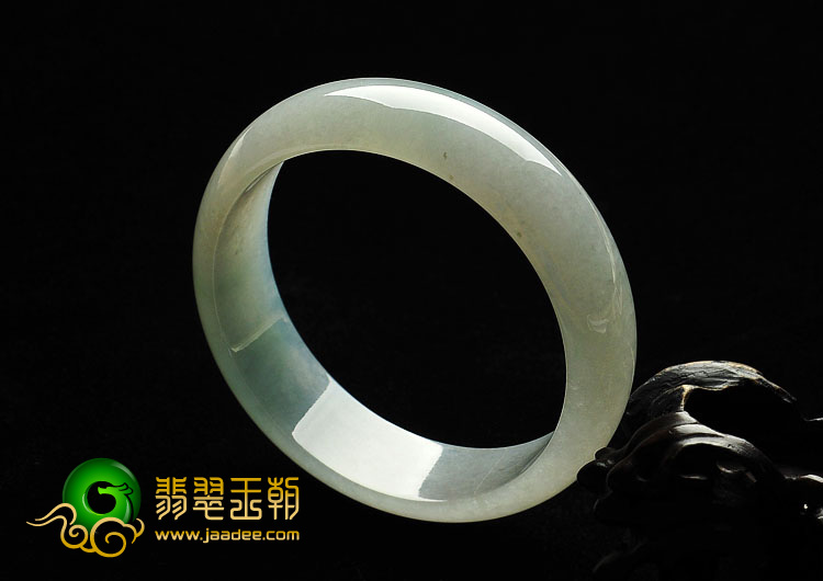 冰种晴水缅甸翡翠A货手镯（58.5mm）