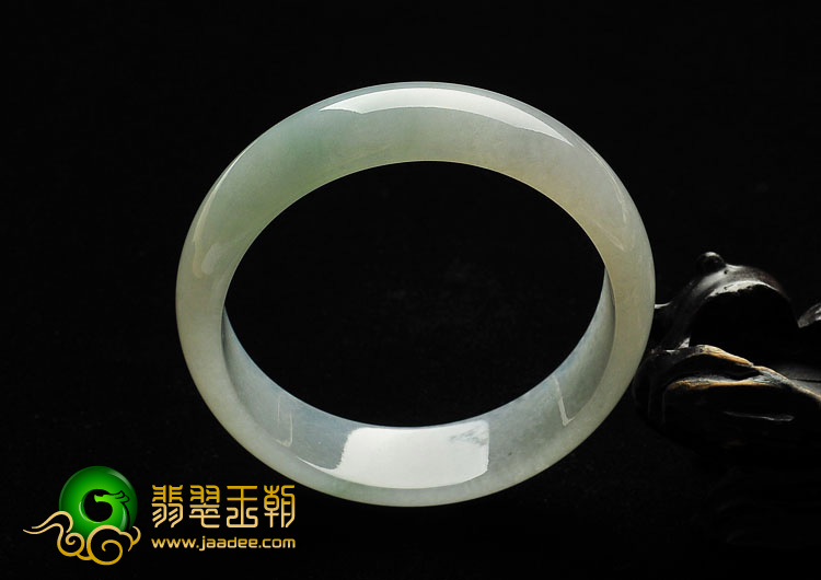 冰种晴水缅甸翡翠A货手镯（58.5mm）