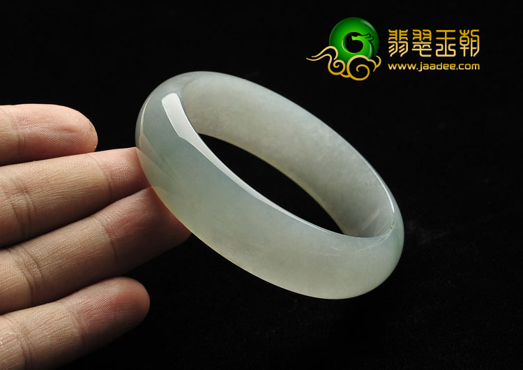 冰种晴水缅甸翡翠A货手镯（58.5mm）