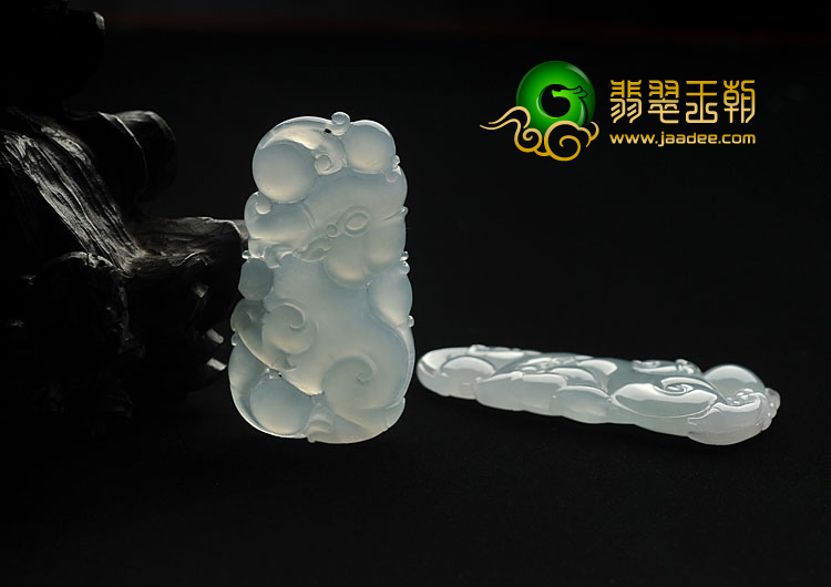 冰种晴水缅甸翡翠A货貔貅挂件（单价）