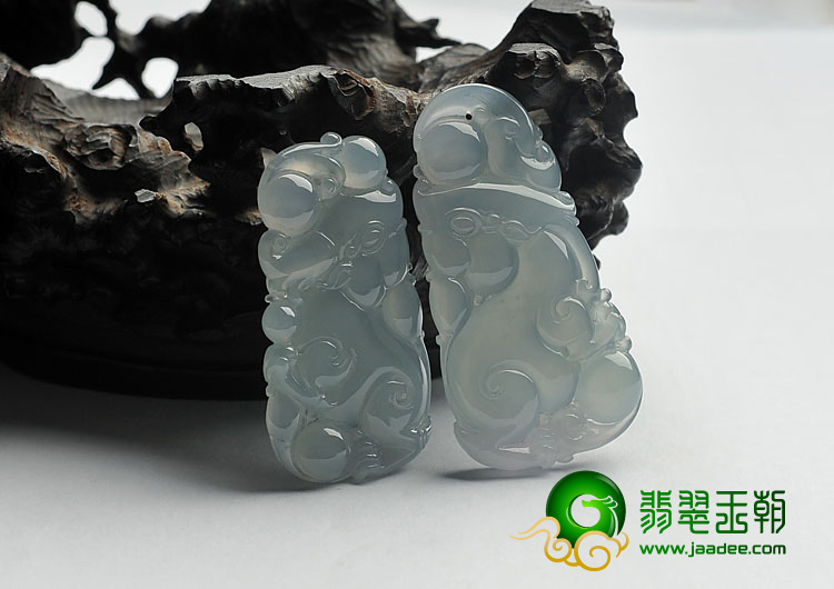 冰种晴水缅甸翡翠A货貔貅挂件（单价）