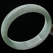 糯冰种晴水缅甸翡翠A货手镯（60.2mm）