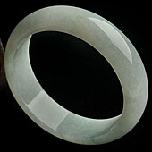 糯冰种晴水缅甸翡翠A货手镯（58.9mm）