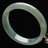 冰种晴水缅甸翡翠A货手镯（59.9mm）