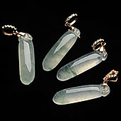 冰玻种飘花缅甸翡翠A货福瓜挂件（一批走）