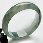 冰种晴水飘花缅甸翡翠A货手镯（56.1mm）