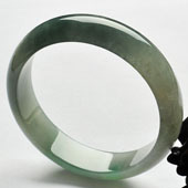 冰种晴水缅甸翡翠A货手镯（59.5mm）