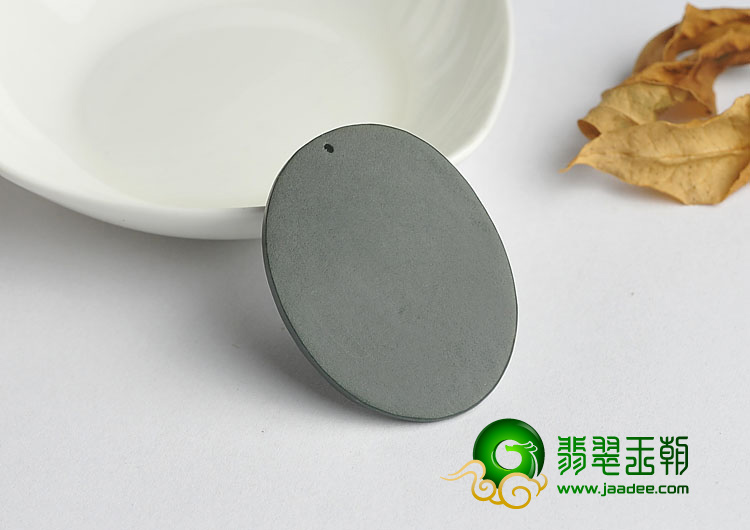 冰种墨翠缅甸翡翠A货观音挂件