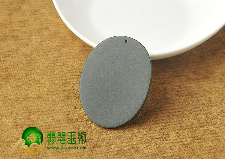 冰种墨翠缅甸翡翠A货观音挂件