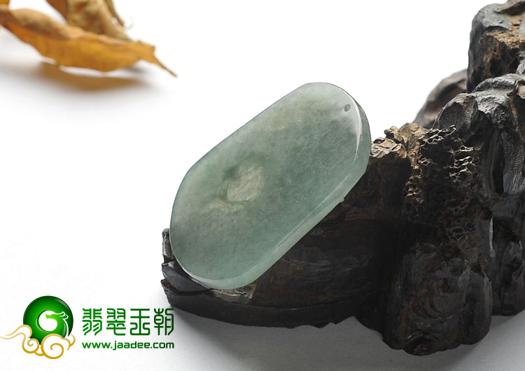 冰种晴水缅甸翡翠A货马牌挂件