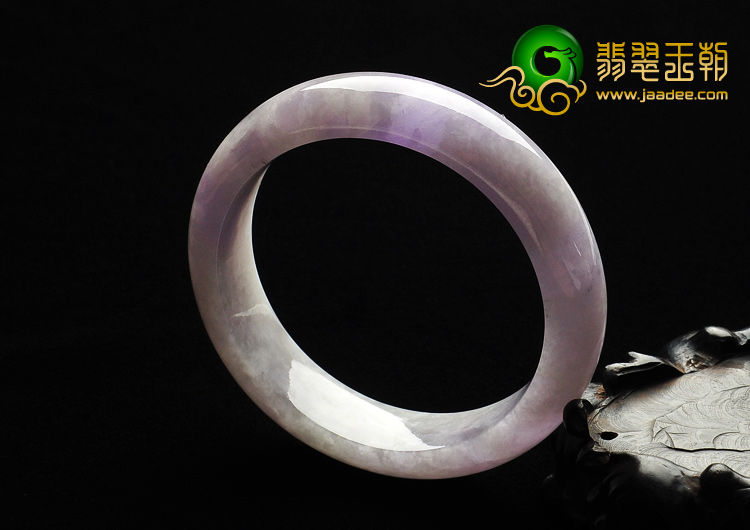 糯冰种紫罗兰缅甸翡翠A货手镯（56.1mm）