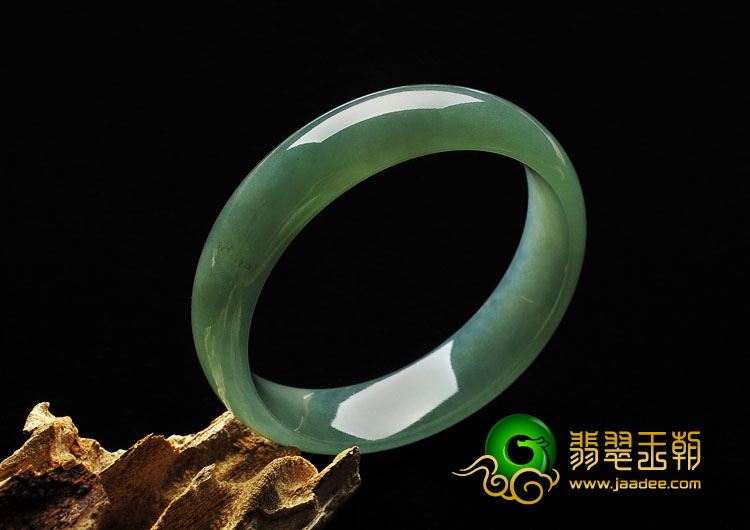 冰种晴水缅甸翡翠A货手镯（58.5mm）