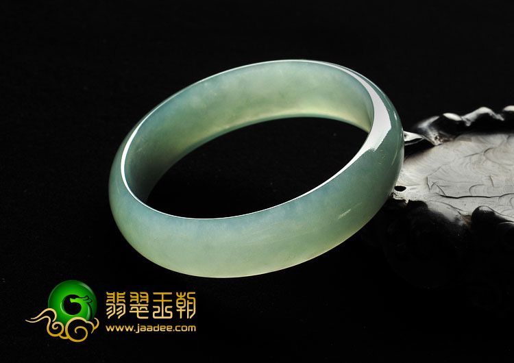 冰种晴水缅甸翡翠A货手镯（58.5mm）
