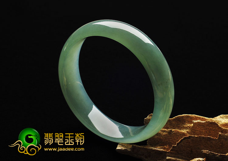 冰种晴水缅甸翡翠A货手镯（58.5mm）