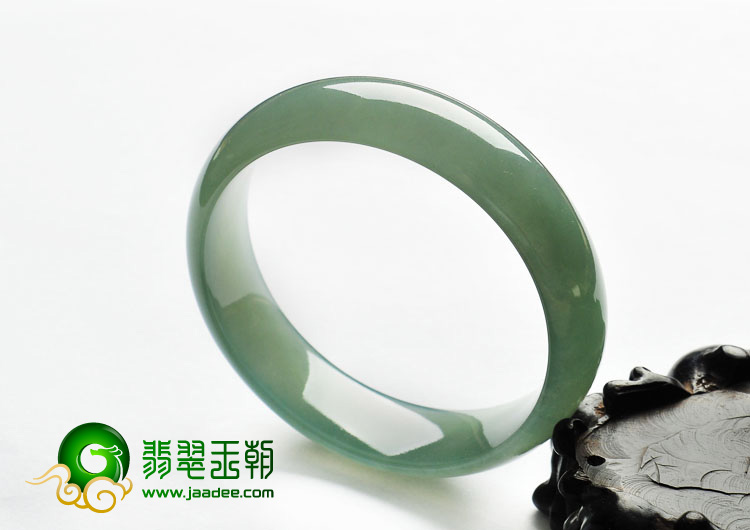 冰种晴水缅甸翡翠A货手镯（58.5mm）