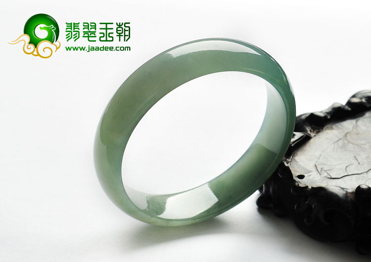 冰种蓝晴水缅甸翡翠A货手镯（59.2mm）