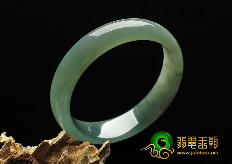 冰种蓝晴水缅甸翡翠A货手镯（59.2mm）