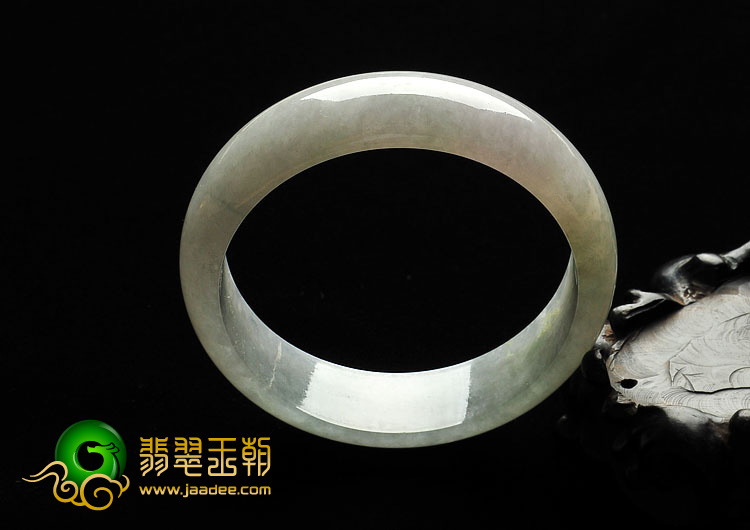 糯冰种晴水缅甸翡翠A货手镯（58.4mm）