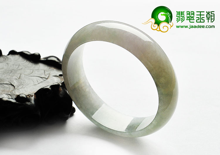 糯冰种晴水缅甸翡翠A货手镯（58.4mm）