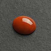 糯冰种红翡缅甸翡翠A货戒面