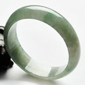 糯冰种晴水缅甸翡翠A货手镯（56.8mm）