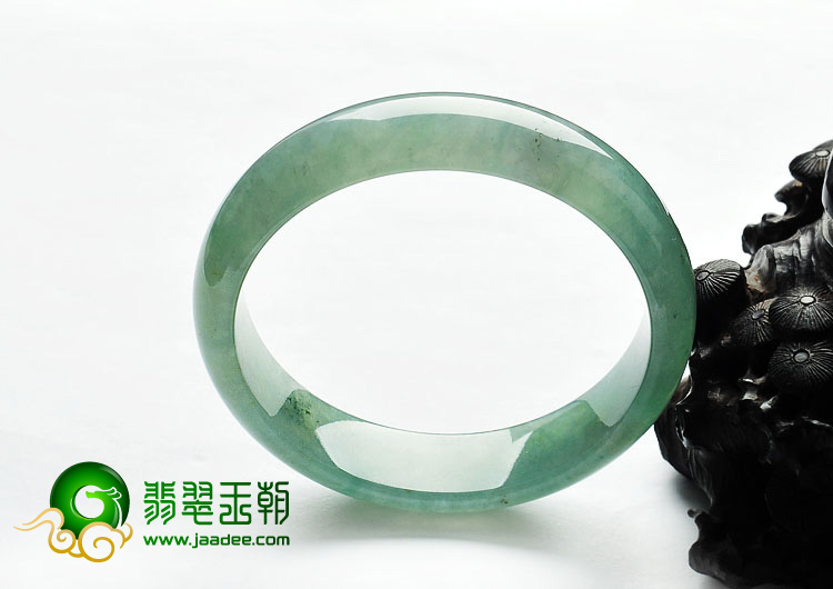 冰种晴水缅甸翡翠A货手镯（58.8mm）