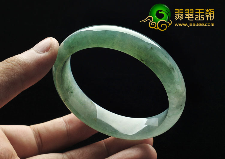 冰种晴水缅甸翡翠A货手镯（58.8mm）