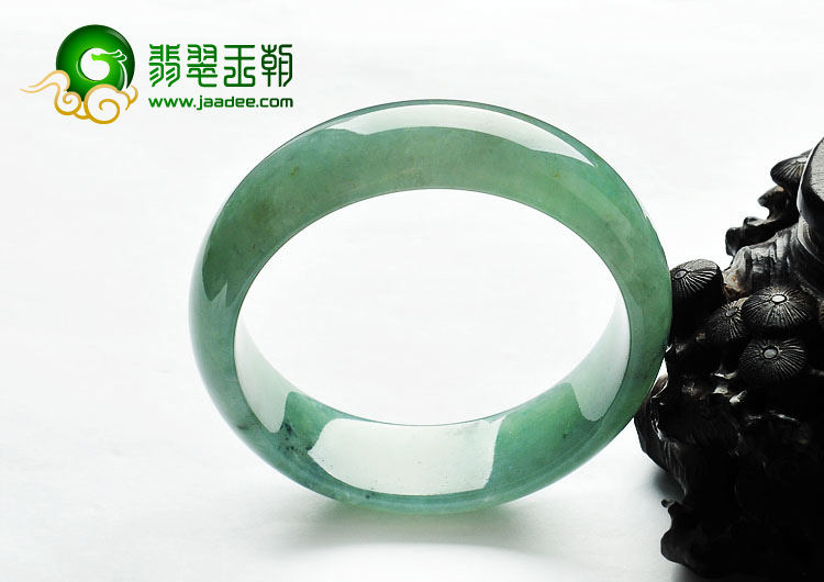 冰种晴水缅甸翡翠A货手镯（57.3mm）