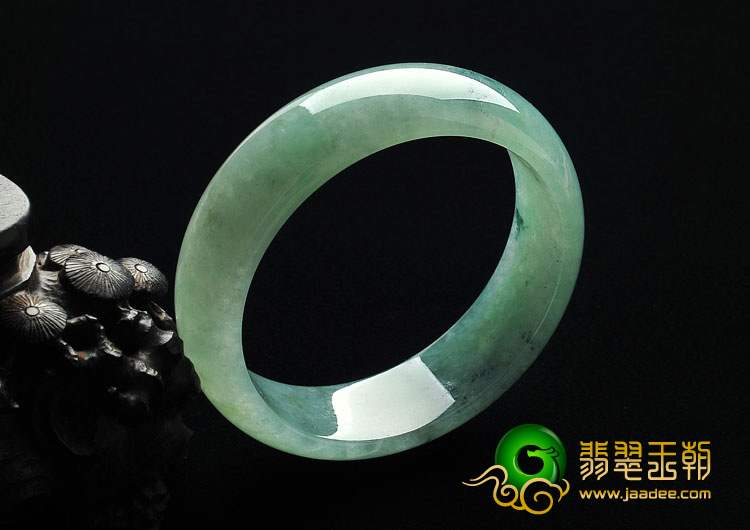 冰种晴水缅甸翡翠A货手镯（57.3mm）