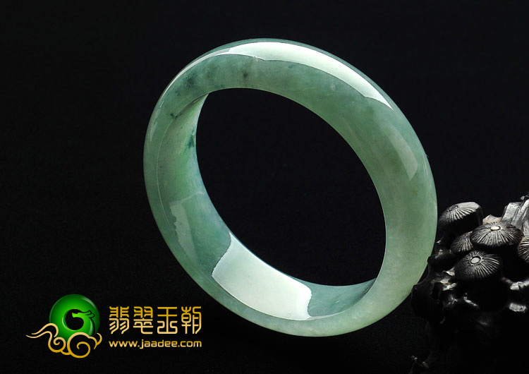 冰种晴水缅甸翡翠A货手镯（57.3mm）