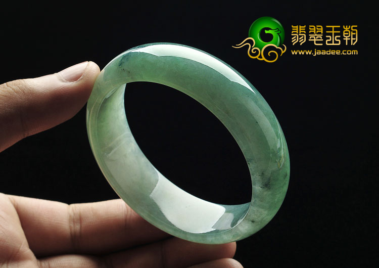 冰种晴水缅甸翡翠A货手镯（57.3mm）