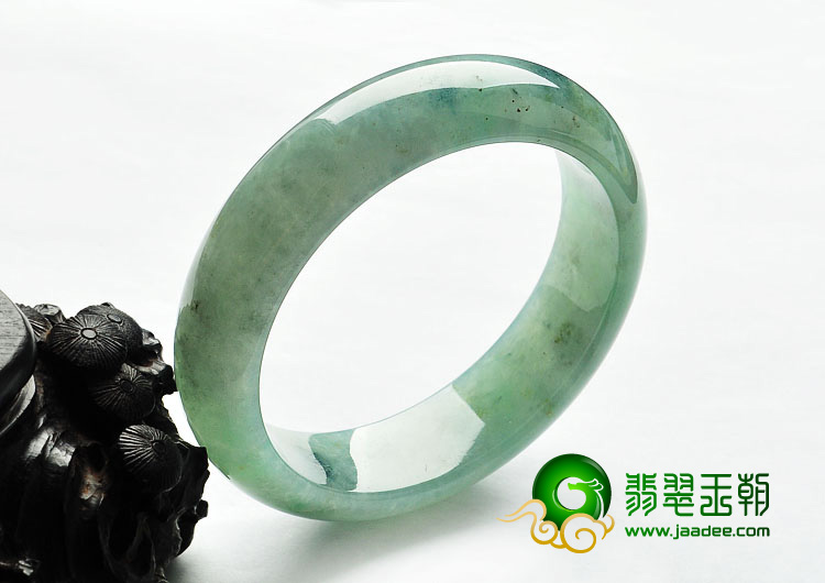 糯冰种晴水缅甸翡翠A货手镯（59.8mm）
